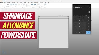 How to Add a Shrinkage Allowance in a Die Block Using Powershape [upl. by Nosaes]