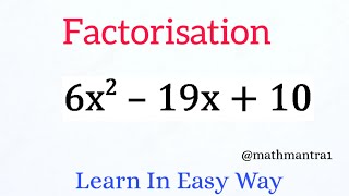 Factorization of Algebraic Expressions  Factorization Class 8  Factorization Method  Factorize [upl. by Newbill]