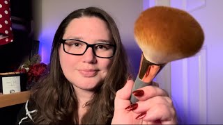 ASMR  30 minutes InaudibleUnintelligible Whisper with brushing visuals [upl. by Marjory]