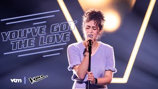 Liene  Youve Got The Love  Blind Auditions 5  The Voice van Vlaanderen  VTM [upl. by Xenophon]