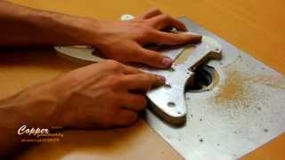 How to make a guitar pickguard Изготовление пикгарда на stratocaster [upl. by Akirea]