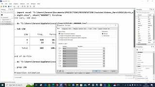 Cours 1  Biostatistique avec STATA Résumer une variable catégorielle 124 [upl. by Andri]