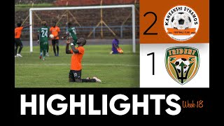 MATCH HIGHLIGHTS Week 18 MTN Super League 2023 24 Kansanshi Dynamos FC 2 vs 1 Trident Fc [upl. by Gauldin]