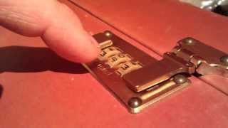 Cracking a 3 barrel combination lock in seconds [upl. by Suirauqram57]