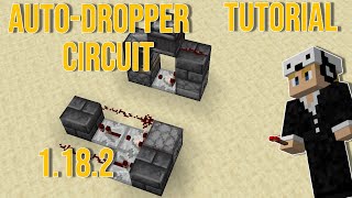 Minecraft 1182  AutoDropper Circuit  Java Tutorial [upl. by Orban545]