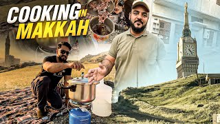 Cooking in the Green Mountains of Makkah Arab Food Kabsa [upl. by Eelahc]