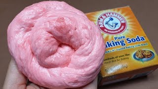 Diy Slime With baking Soda Recipe [upl. by Jedthus]