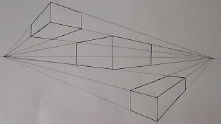 How To Draw In Two Point Perspective  Easy [upl. by Lurline]