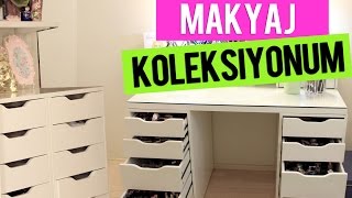 Makyaj Koleksiyonum ve Makyaj Masam  Sebi Bebi [upl. by Gianina]