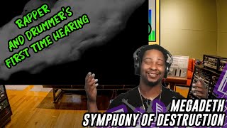 RAPPER AND DRUMMERquotS FIRST TIME HEARING Megadeth  Symphony of Destruction [upl. by Blackington955]