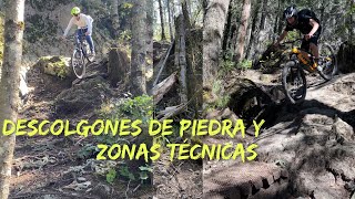 Descolgones y zonas tecnicas de MTB con la Belfort Yaluk 2022 y Trek Fuel ex 5 2021 [upl. by Christabelle]