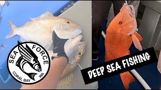 JUST FISHING 2  Deep Sea Charter Fishing Ningaloo Reef Coral Bay Western Australia [upl. by Aretina]