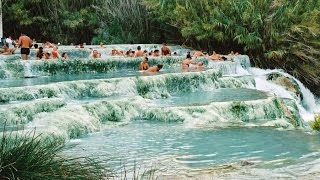 The natural jacuzzi in Saturnia Italy [upl. by Winwaloe]