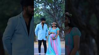 Ne Enna thottaka ponnu pirappa 😍😄 9th month shoot  Jenivije short couple pregnancy trend [upl. by Eilime]