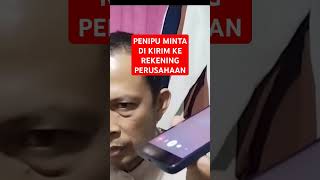 Penipu minta di transfer ke rekening perusahaan penipuanterbaru penipuanonline penipuantelepon [upl. by Shafer1]