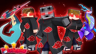 CRIEI a AKATSUKI na POKESQUAD pra DERROTAR todos os Pokemon dos PLAYERS no Minecraft [upl. by Hnib]