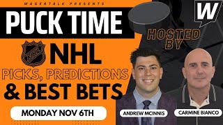 NHL Predictions Picks amp Odds  Bruins vs Stars  Oilers vs Canucks  PuckTime Nov 6 [upl. by Lon]