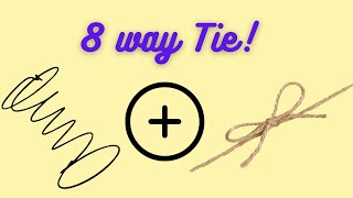 How to Eight Way Tie in Upholstery [upl. by Gerkman]