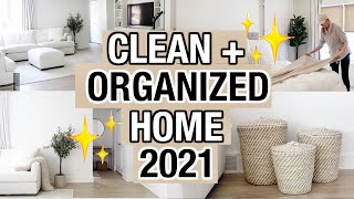 HOW I KEEP MY HOME CLEAN  ORGANIZED 2021 [upl. by Gnart]