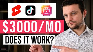 I Tried To Make Money Reposting TikToks On Instagram amp YouTube Did It Work [upl. by Cohette329]