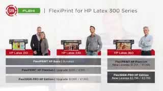 HP Latex 500 amp 300 Series Printers SAi FlexiPRINT HP Edition RIP Software [upl. by Arliene]