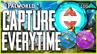 Palworld How To 100 CAPTURE PALS All The Time  How Spheres Work Tips and Tricks [upl. by Akemat]