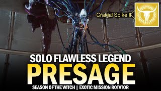 Solo Flawless Legend Presage in Season of the Witch Exotic Mission Rotator Destiny 2 [upl. by Sinclair7]