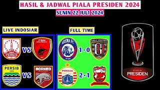 Jadwal Piala Presiden 2024 Hari Ini  Persib vs Borneo  Persis Vs Psm  Live Indosiar [upl. by Hepza156]