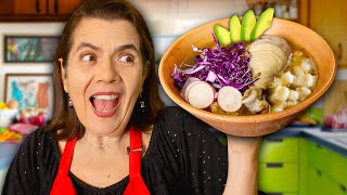 BEST Pozole Recipe  Cooking with mamah [upl. by Tris]