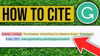 Grammarly how to cite  Automatic citation [upl. by Alesig]