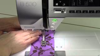 Bernina 530 40 Gathering Stitch [upl. by Watts278]