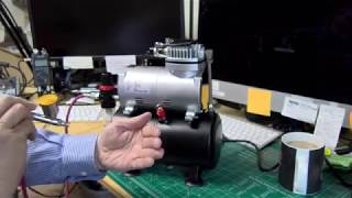 Floureon AS186 Airbrush Compressor Review [upl. by Daisy]