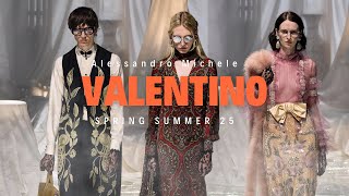 Valentino Spring Summer 25 by Alessandro Michele  Paris Fashion Week [upl. by Saxet104]