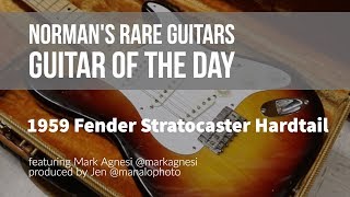 Normans Rare Guitars  Guitar of the Day 1959 Fender Stratocaster Hardtail [upl. by Marena]