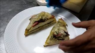 How To Make Open Face Focaccia sandwich [upl. by Atiek]