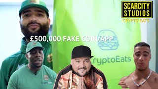 CryptoEatsUK steals £500000 in a one day coin scam endorsed by Celebrities [upl. by Adnarem700]