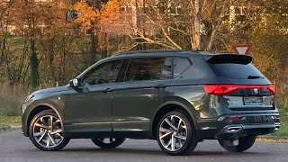 Seat NEW Tarraco FR in 4K 2021 Dark Camouflage 20 inch Machined walk around amp detail inside [upl. by Jaffe253]