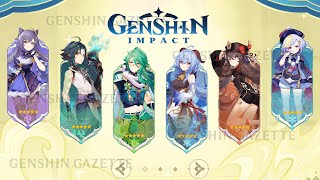 NEWS CHRONICLED WISH BANNER  XILONEN BUFF Ganyu Baizhu  Genshin Impact [upl. by Anirok]