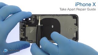 iPhone X Take Apart Repair Guide  RepairsUniverse [upl. by Anirrak]