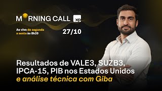 Resultados de VALE VALE3 e SUZANO SUZB3 IPCA15 PIB nos EUA e dicas de AÇÕES com Giba [upl. by Ymassej]