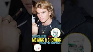 Mewing vs chewing mewing [upl. by Newton]