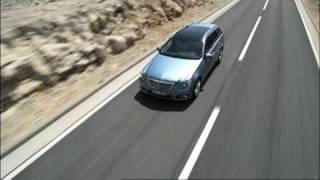 2010 Mercedes EClass Estate Driving Footage [upl. by Sirak]