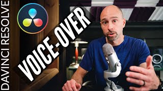 VoiceOver in Davinci Resolve  Record Directly into Resolve [upl. by Ellimak]