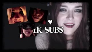 ASMR 1000 subscribers celebration ♥  3 very special guests [upl. by Crissie441]