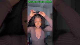 HOW TO Half Wig Install  Twist Out Tutorial [upl. by Eeralih984]