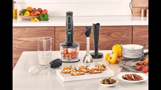 Braun 4in1 Immersion Hand Blender  Powerful 350W Stainless Steel Stick Blende [upl. by Raamal]