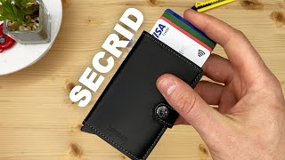 SECRID Mini Wallet Slim Miniwallet  Review amp RFID Test [upl. by Zetta]