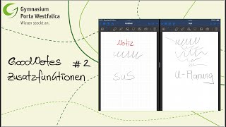 GoodNotes in der Schule  Tutorial  2 Zusatzfunktionen [upl. by Pris]