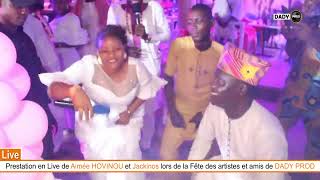 Aimée Pélagie HOVINOU et Jackinos AZIZA fête des Artistes et amis de DADY PRODUCTION [upl. by Echikson]