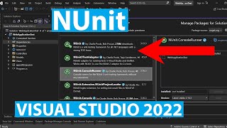 How To Install Nunit in Visual Studio 2022 [upl. by Niawd645]